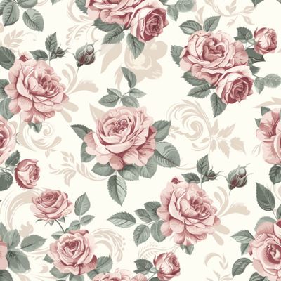 Розы в пастельных тонах