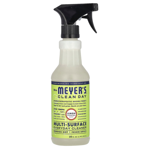 Mrs. Meyers Clean Day, универсальное повседневное чистящее средство, с ароматом лимонной вербены, 473 мл (16 жидк. унций)