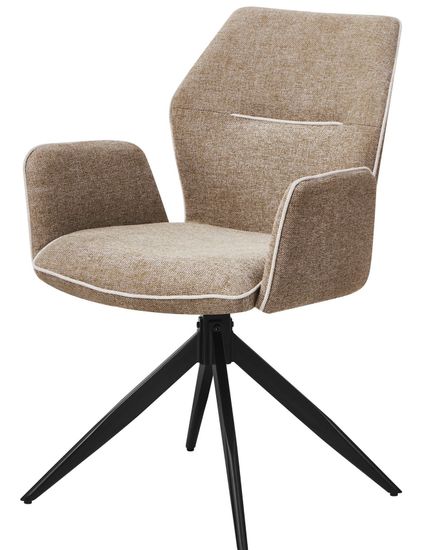 Стул обеденный Dorn коричневая ткань поворотный