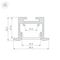 Профиль встраиваемый Arlight SL-LINE-3523-F-2500 WHITE 043117