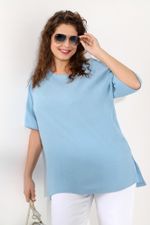 Блузка Виола-1 Виотекс ГОЛУБОЙ