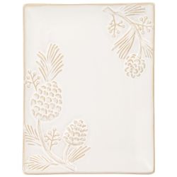 НАБОР БЛЮД СЕРВИРОВОЧНЫХ КОЛЛЕКЦИЯ "PINE CONES", 2 ШТ. / 20,2*16*2 СМ