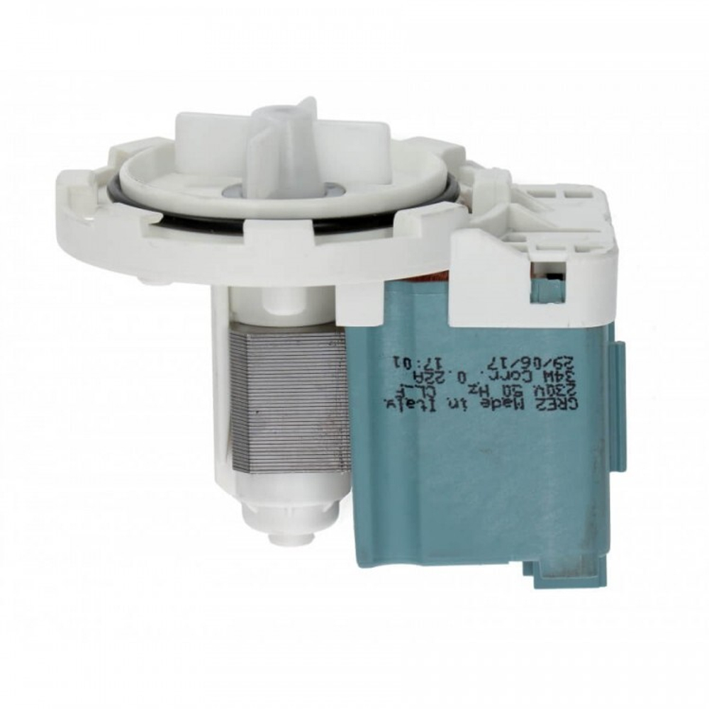 Помпа для стиральной машины Ardo GRE2 34W на 8 защелках клеммы назад/мотор