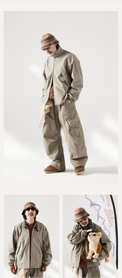 Куртка Nothomme BlueMonte Retro Workwear бежевый