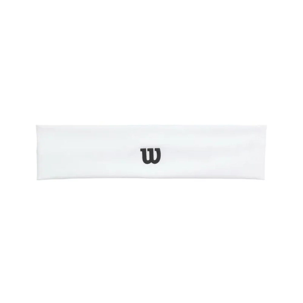 Теннисная бандана Bandana Wilson Logo Wide Headband - bright white