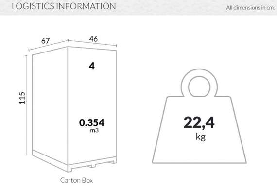 Полубарный стул Cross 65 см, зеленый