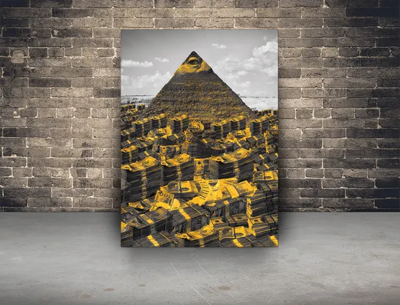 Постер "Денежная пирамида"