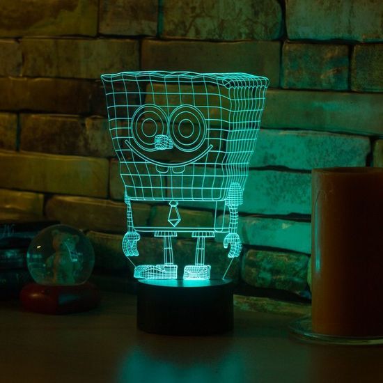 3D лампа Спанч Боб Sponge Bob
