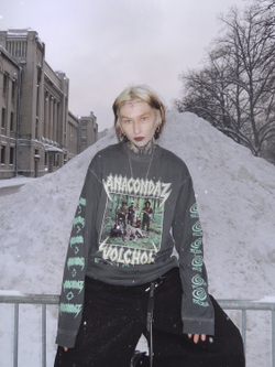 Лонгслив VOLCHOK x ANACONDAZ