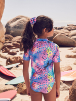 Купальник раздельный и резинка для волос в комплекте для девочки Next E76-825, Розовый, Синий