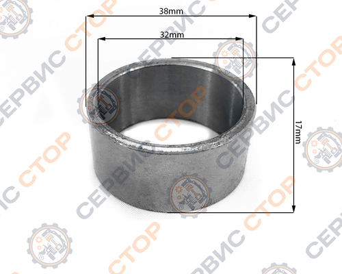 Втулка оси шестерни промежуточной d-32/38 мм, h-17 мм 178F