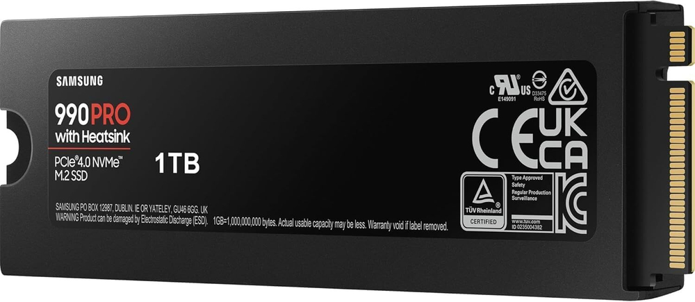 SSD-накопитель Samsung 990 PRO 1 ТБ (MZ-V9P1T0CW)