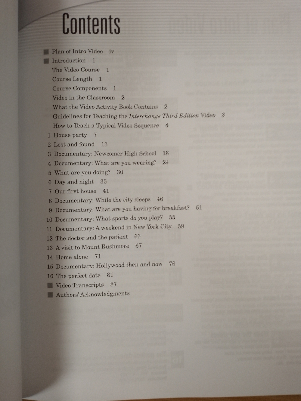 Interchange Third Edition Intro Video Teacher's Guide + DVD (комплект)