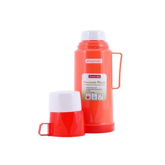 Термос 1000 мл. со стеклянной колбой Kamille KM 2072 пластиковый корпус