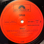Opus - Solo (Германия 1985г.)