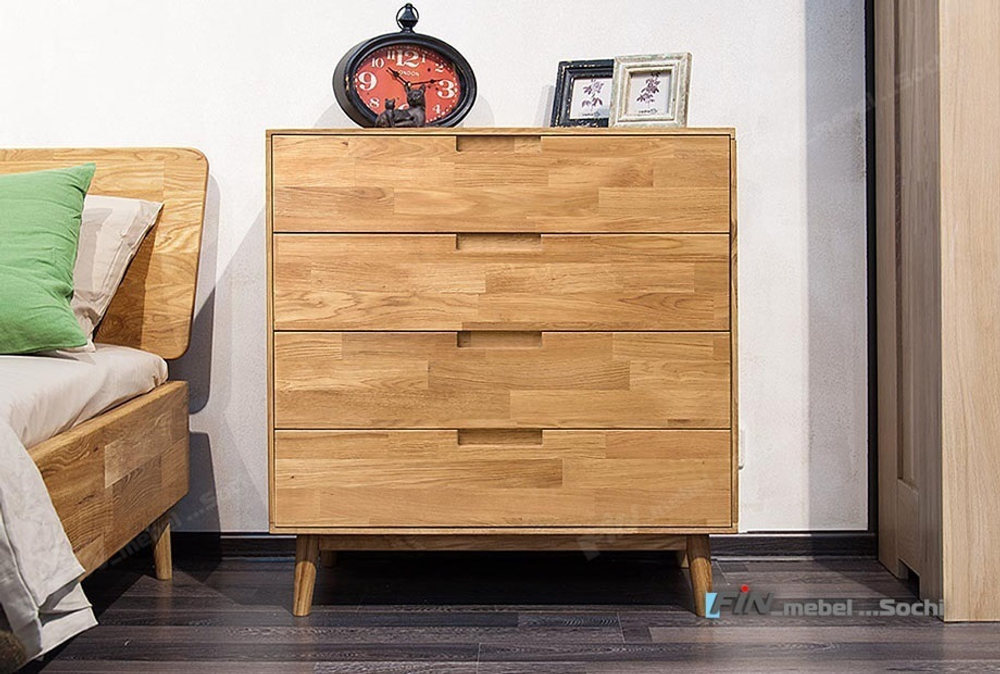 арт. 5019 ДУБ Комод "Ирвинг" 1, 4-ящика 800х845х450