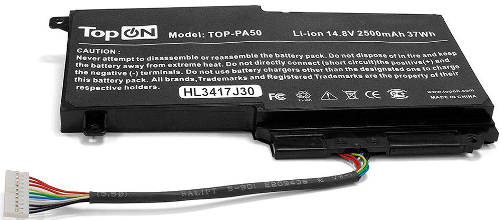 Аккумулятор для ноутбука Toshiba TopOn TOP-PA50
