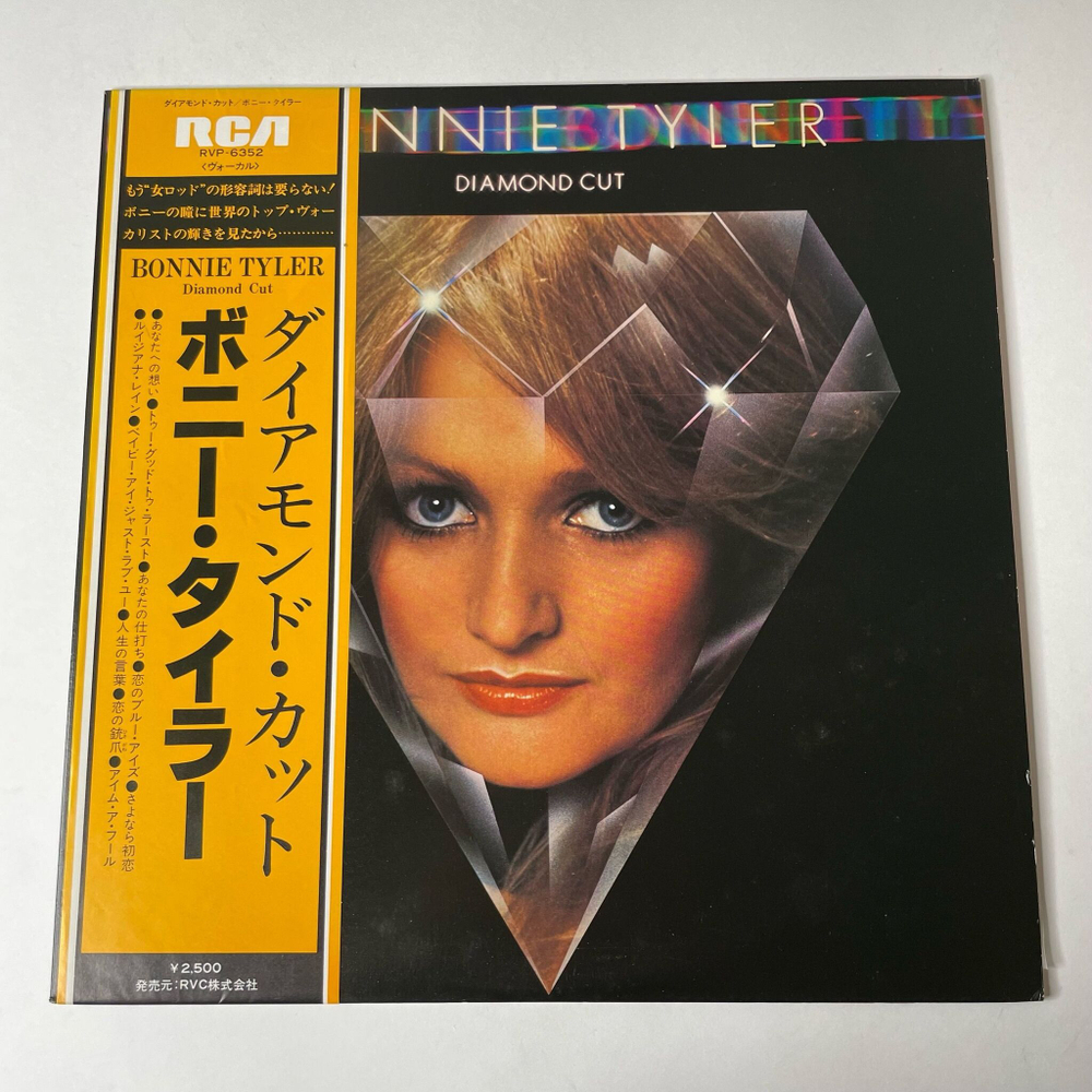 Винтажная виниловая пластинка LP Bonnie Tyler Diamond Cut (Japan 1979) (Obi) If You Ever Need Me Again