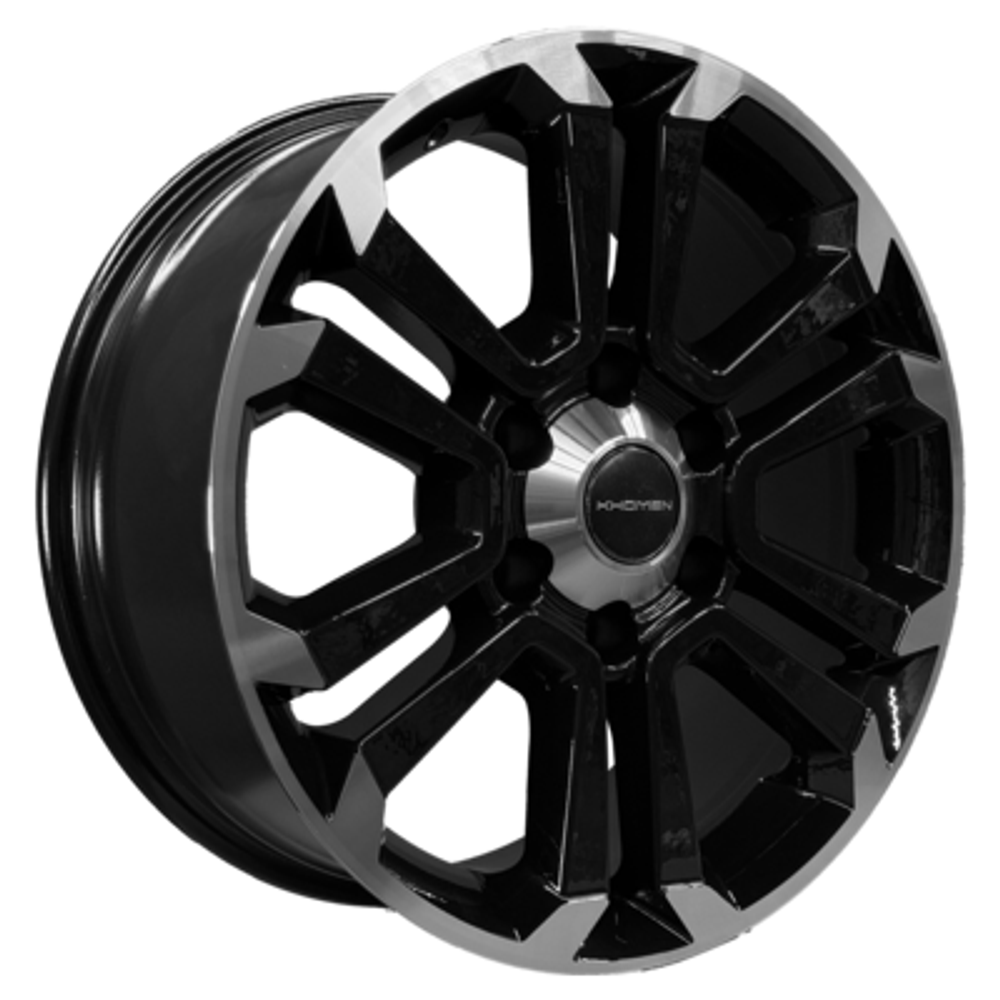 7,5x18/6x139,7 ET30 D106,1 KHW1817 (Fortuner/Hilux) Black-FP Khomen Wheels