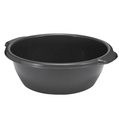 Таз овальный 17,5л (темно-серый)