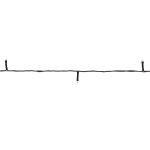 Гирлянда для дома НИТЬ 10 м 80 ламп LED черный пров.,8 реж, IP-20, Белый