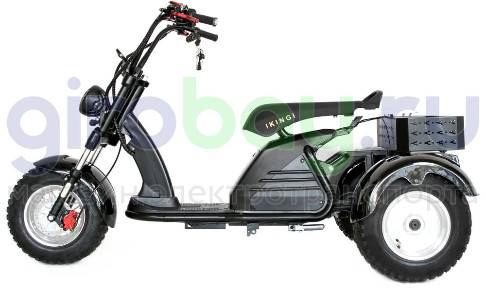 Электроскутер IKINGI M6 PRO TRIKE 6000W - Чёрный фото №3
