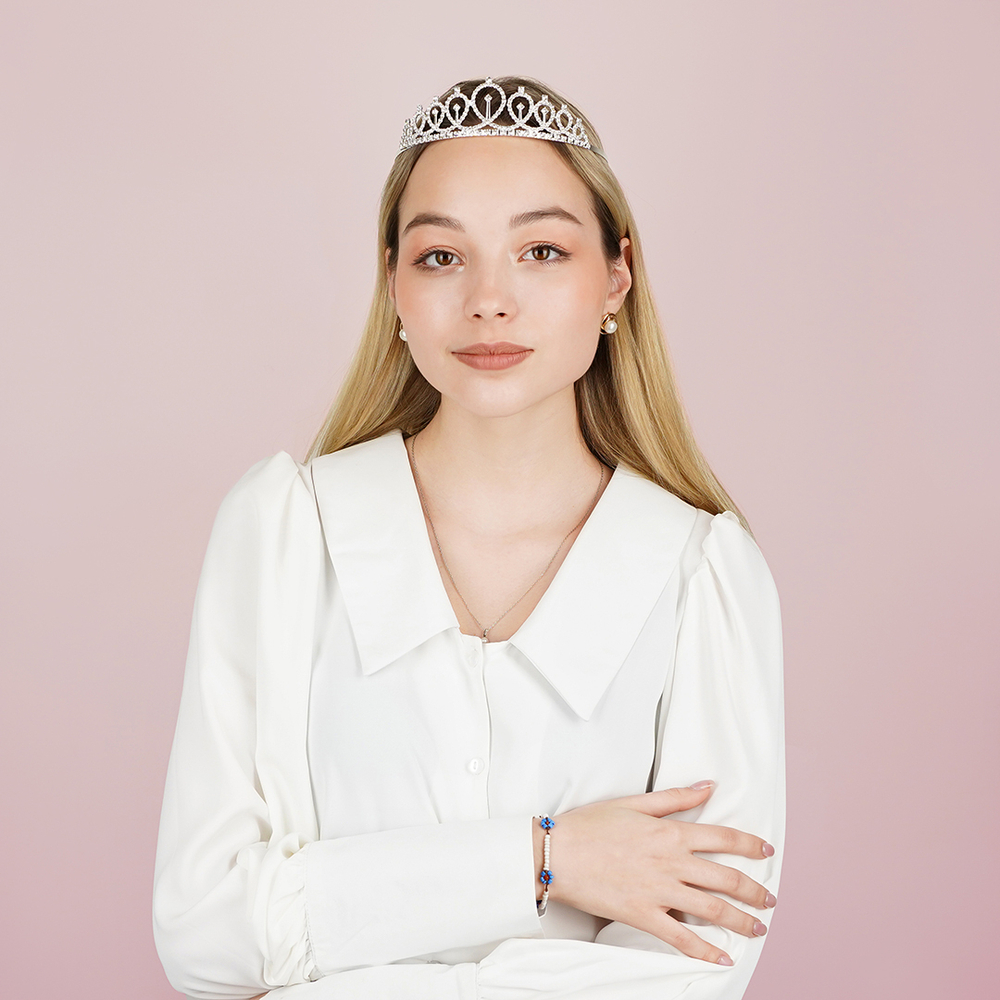 Ободок-корона из металла «Мисс Совершенство»