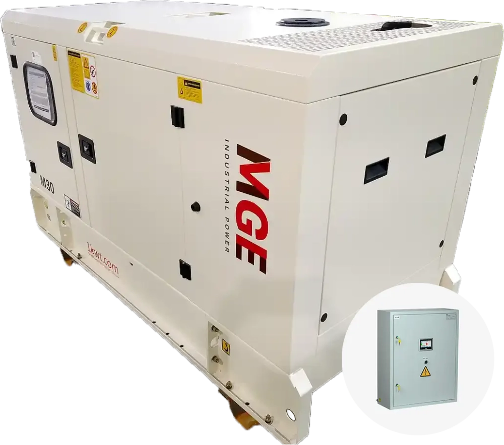 Дизельный генератор MGE p30YI 30 кВт, Yuchai