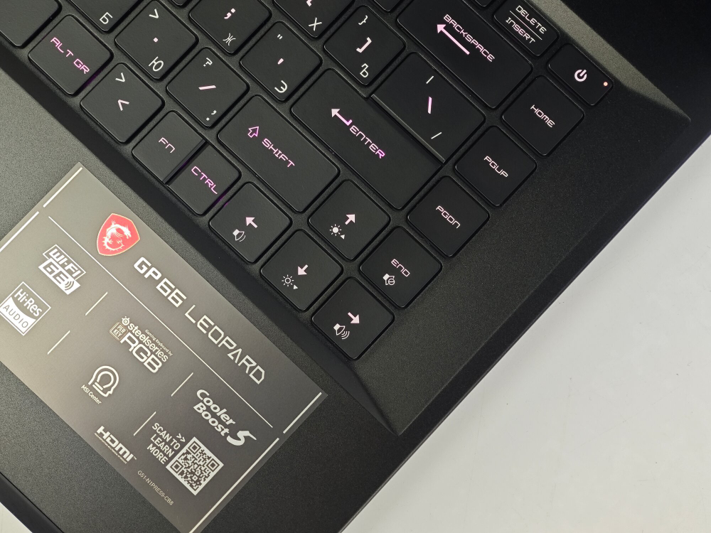 Игровой Ноутбук Msi GP66 Leopard i711800H/16GB(RAM)/512GB(SSD)/RTX3070(8GB)/15.6/144Hz/IPS/FHD/Win11