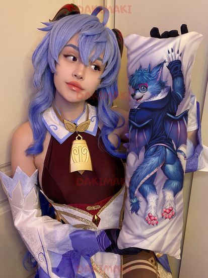 Мини дакимакура Дракон-мальчик Фурри арт. M1151, 60х20 см