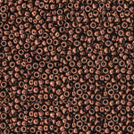 Японский бисер TOHO Round 15/0 (№222), металлизированный, непрозрачный глянцевый