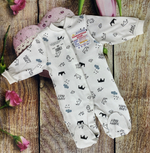 КЗ-05и Комбинезон с длин. рукав. на манжете, растегив. под памперс, Интерлок (Размер: 80)