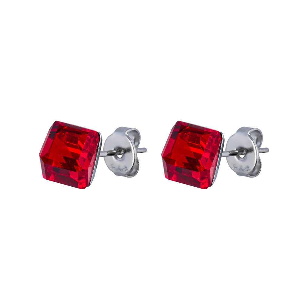 Серьги пусеты Fiore Luna Siam SWE2127/2 SI S
