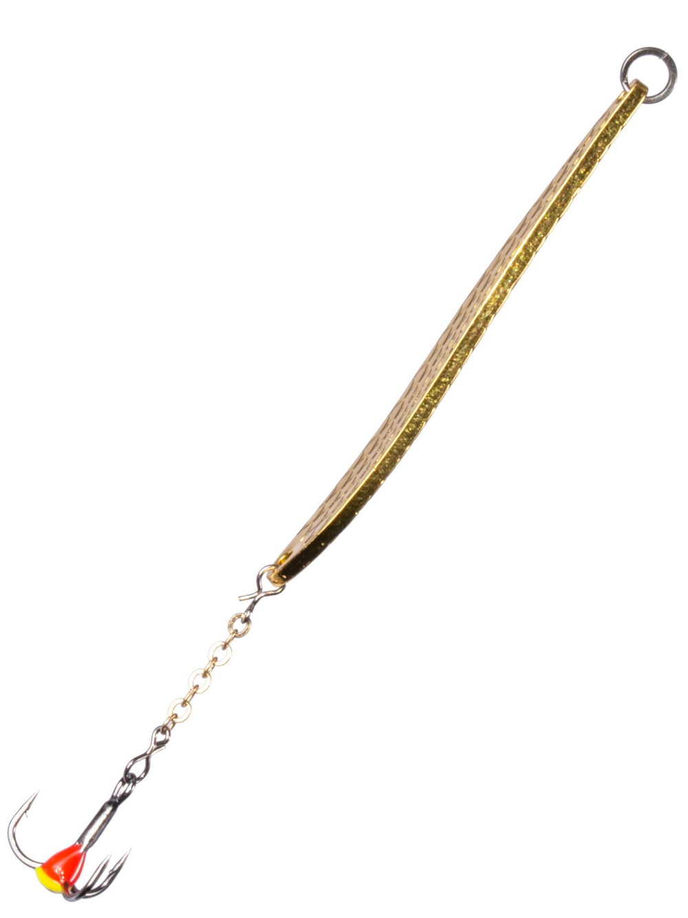 Блесна LUCKY JOHN Diamond Blade (цепочка, тройник), 61 мм, цвет G, LJDB61-G