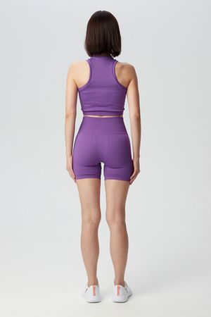 Бесшовные шорты в рубчик из итальянской пряжи