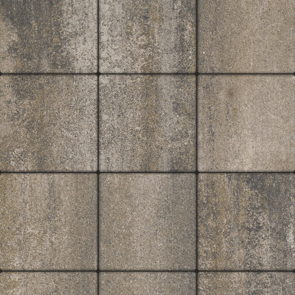 Тротуарная плитка КВАДРАТ 300х300 мм - Искусственный камень Базальт