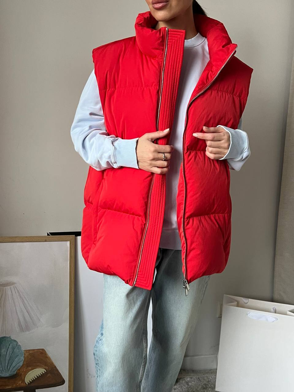 Пуховый жилет 12storeez, xl
