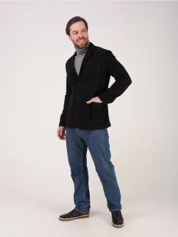 Кожаная куртка демисезонная замшевая натуральный пиджак