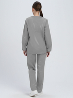 Костюм женский ХАССП-База (тк.ТиСи,120), серый