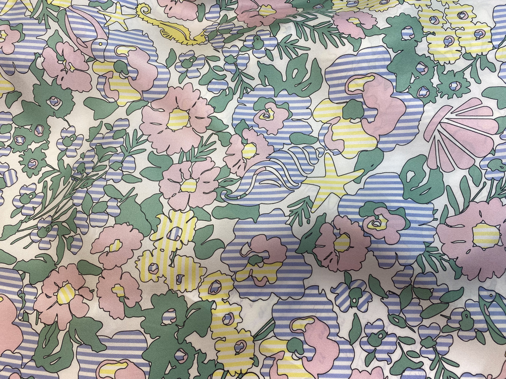 Ткань натуральный шелк 100% (Италия) ш-140см  цена за 1м