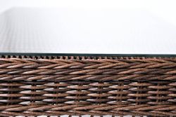 "Асти" лаунж-зона из искусственного ротанга на 4 персоны, цвет коричневый