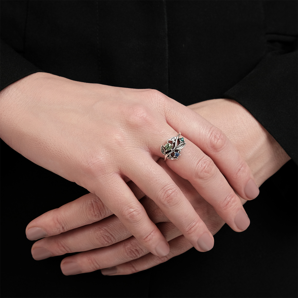 "Баядерка" кольцо в серебряном покрытии из коллекции "Балет" от Jenavi