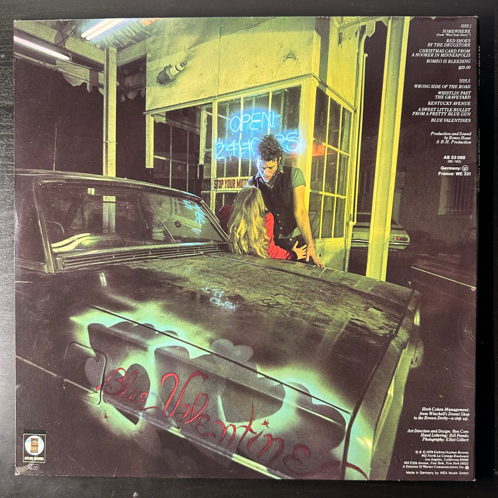 Tom Waits ‎– Blue Valentine (Германия)