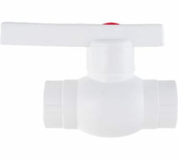 Кран шаровой PP-R d20 Белый ( упак. 3шт. ) VALFEX 10144020