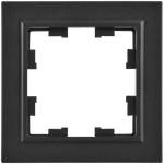 BRITE Рамка 1-местная РУ-1-БрЧ черный IEK
