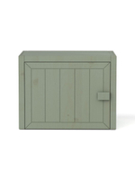 Антресоль 66х45х50, Карлос, 2 двери, на шкаф, массив сосны, зеленый эвкалипт, Dipriz