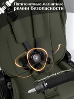 Коляска 3 в 1 Sweet Baby SBL Orso New + автокресло Premier Grey New Dark Green