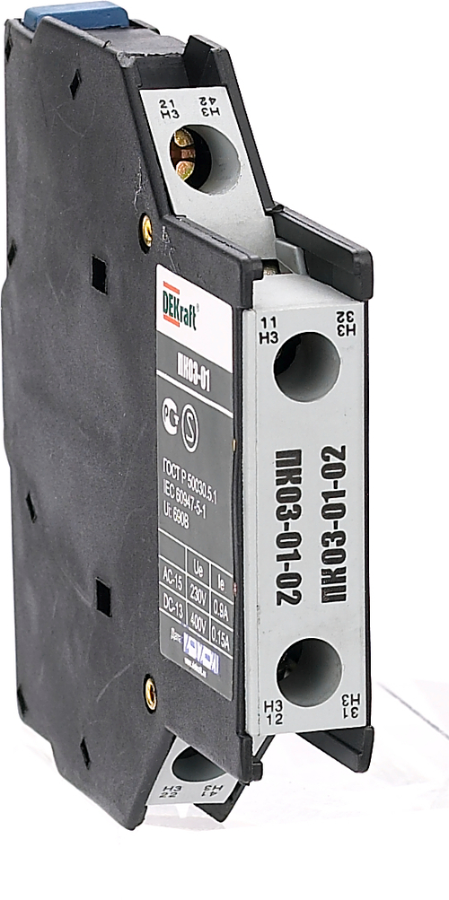 24102 Приставка ПК03-02-02 контак. лиц.устан. DEKraft