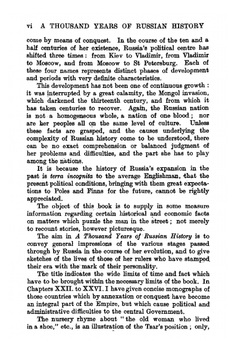 A thousand years of Russian history. With frontispiece, twelve plates, numerous other illustrations and eight maps. | Howe Sonia Elizabeth
