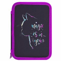 Penal \ Pencil case\ Пенал BRAUBERG, 2 отделения, полиэстер, 21х14 см, 271542